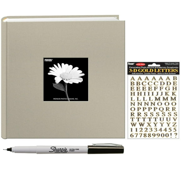 Pioneer Photo Albums FC-146C Chalkboard Flexible Cover Photo Album Smile FC-146C/SM Pioneer Photo Albums FC-146C Chalkboard Flexible Cover Photo Album Smile FC-146C/SM
